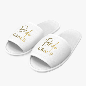 3D Glamour Grace Bride Slippers model