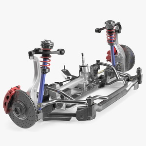 3D Car Suspension System