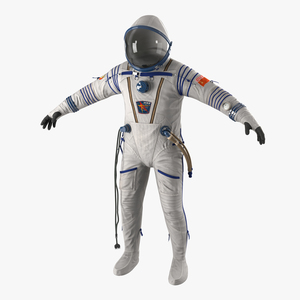 3D Russian Space Suit Sokol KV2 model