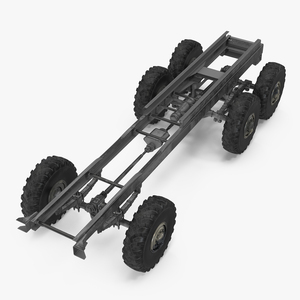 Military Truck Chassis 3D