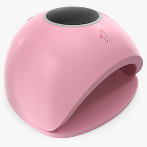 3D model Gel UV LED Nail Lamp Pink Off State