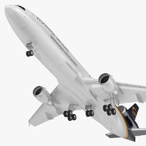 3D McDonnell Douglas MD11 Tri Jet Airliner UPS model