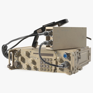 Military Desert Radio Station 3D model