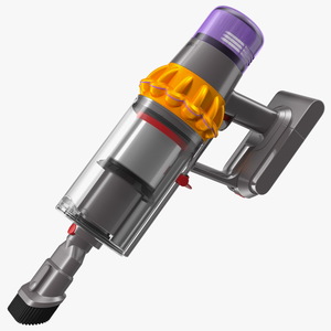 3D model Dyson V15 Cordless Vacuum Cleaner with Combi Brush