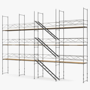 Construction Scaffolding Structure 3D model