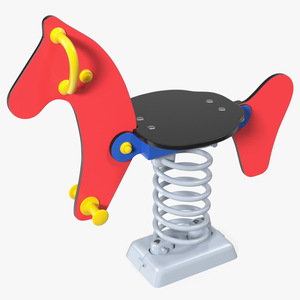 3D Children Horse Springer Ride model