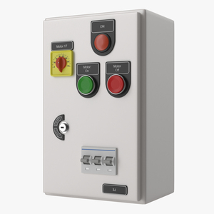 Industrial Electrical Panel 6 3D model