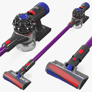 Dyson V8 in Lying Pose 3D