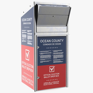 3D Official Ballot Drop Off Box model