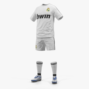 3D Soccer Uniform Real Madrid