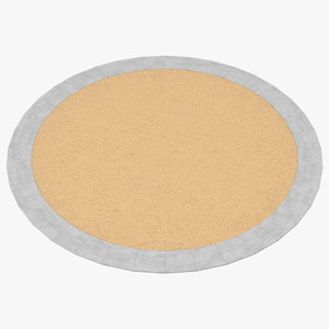 3D Sawdust Playground Surfacing model