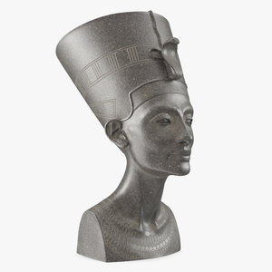 3D model Granite Bust of Nefertiti