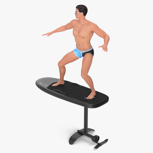 Man on Fliteboard 3D