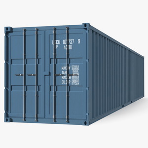 High Cube Cargo Worthy Shipping Container 48 Ft 3D