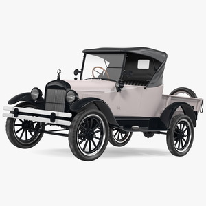 3D Classic Vintage 20s Roadster Pickup Generic model