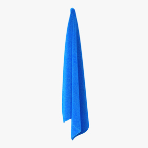 Hanging Bathroom Towel Blue 3D