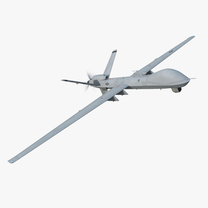 3D model Unmanned Combat Air Vehicle MQ 9 Reaper UAV Rigged