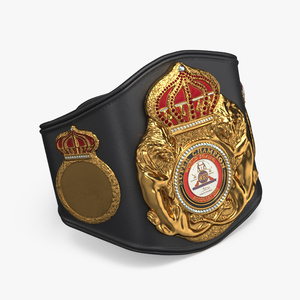 3D WBA Belt for Champions Fur