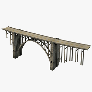 Bixby Creek Bridge in Big Sur 3D model