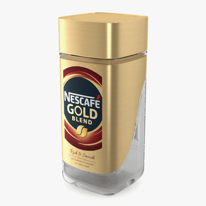 Empty Nescafe Gold 200g Jar 3D