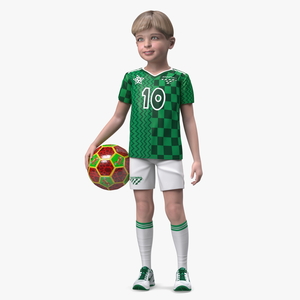 3D Realistic Child Boy Sport Style