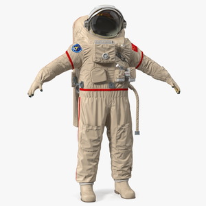 Astronaut Suit Haiying with Helmet 3D model