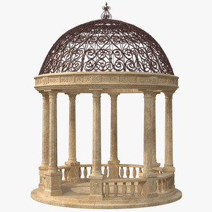 Stone Gazebo 3D