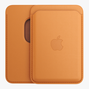 iPhone Leather Wallet with MagSafe Saddle Brown 3D