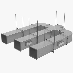 Industrial Air Conditioning Duct 3D