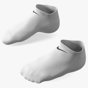 3D Socks Nike Grey on The Foot Standing