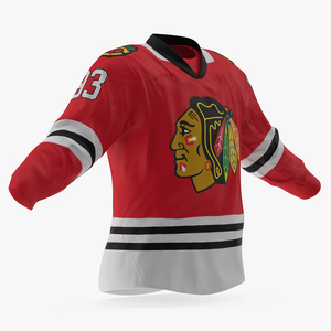 3D model Jersey Chicago Blackhawks