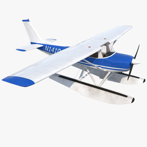 Cessna 150 Seaplane 3D model