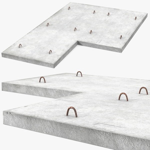 3D Precast Floor Slab model