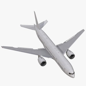 3D Boeing 777 200ER Generic Rigged