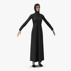 3D Arab Young Women