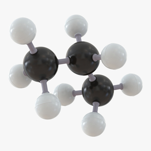 3D Propane Molecule