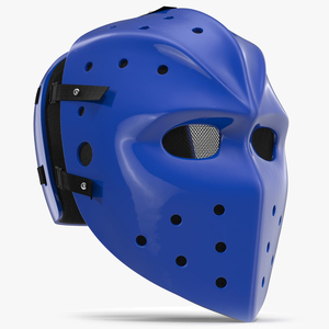 Hockey Goalie Mask Vintage Style 3D