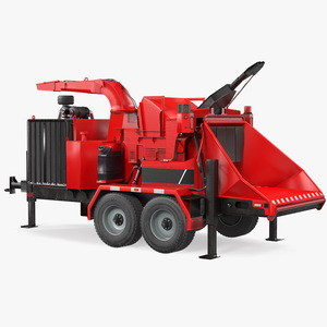 3D model Diesel Brush Chipper