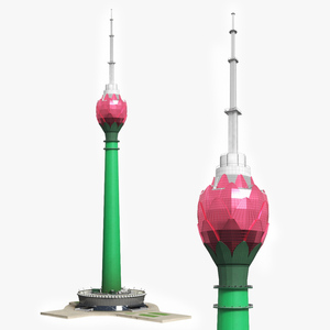 Colombo Lotus Tower 3D model