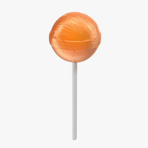 3D model Lollipop Orange