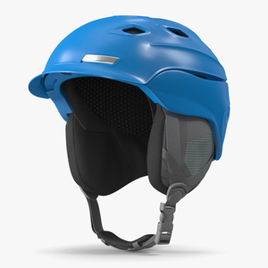 3D model Blue Ski Helmet