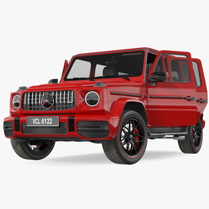 3D Mercedes-Benz G63 AMG 2019 Rigged model