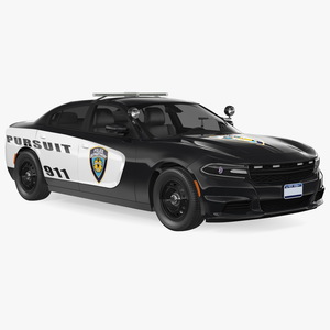 3D Police Car Generic model