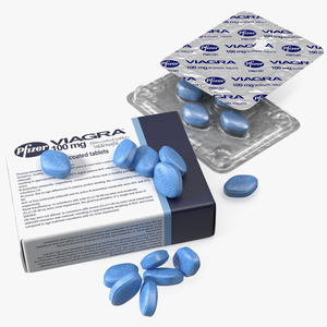 3D Bunch of Viagra Pills