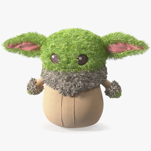 3D model Grogu Star Wars Plush Toy