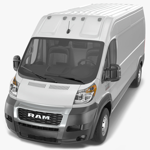 2022 RAM Promaster 159 Rigged 3D model