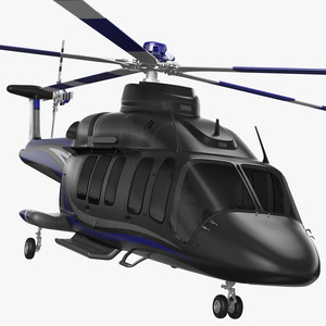 3D model Corporate Helicopter Generic Rigged