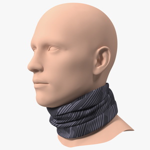 3D Summer Neck Gaiter model