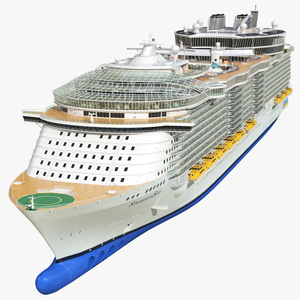 Oasis Class Cruise Ship Symphony of The Seas 3D model