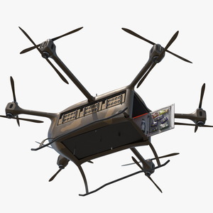 Medical Evacuation Quadcopter 3D model